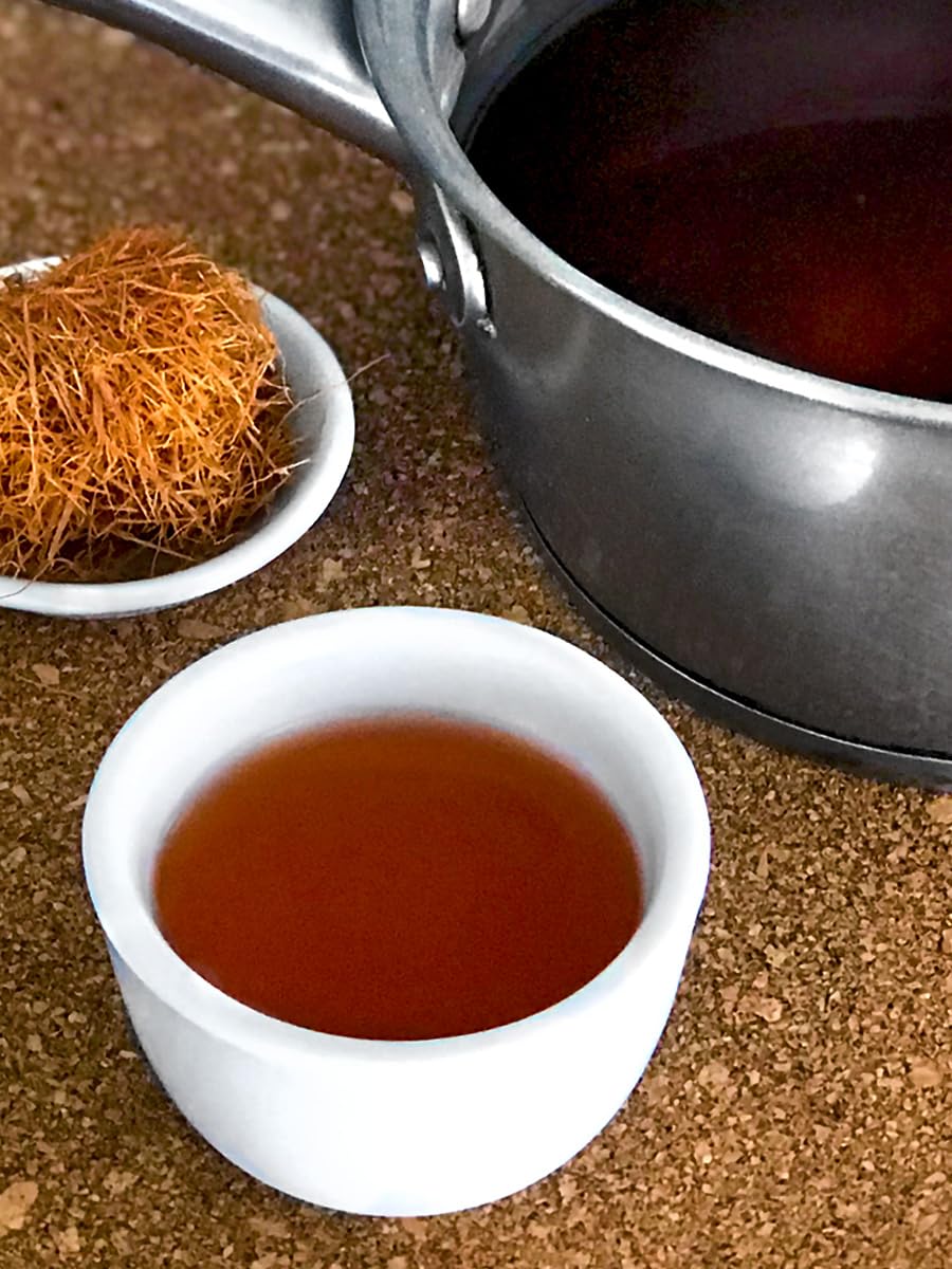 Label on HerbaZest Cat's Claw Tea with gluten-free and vegan badges
