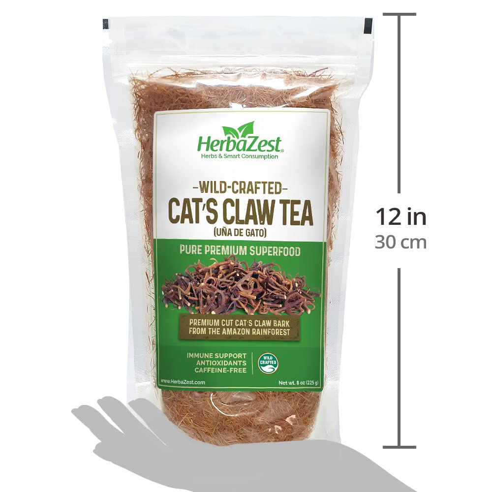 HerbaZest Cat's Claw Tea rainforest sourcing scene with Indigenous communities