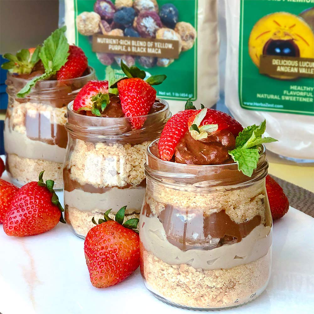 HerbaZest Maca Powder in baking dough illustrates pantry versatility.