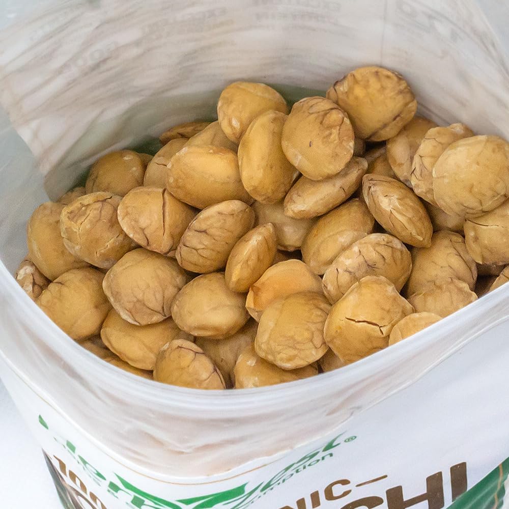 Organic non GMO badge on HerbaZest Sacha Inchi Seeds signals purity