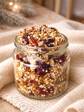 HerbaZest Quinoa Crispies from Peru—organic and sustainably grown.