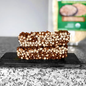 HerbaZest Quinoa Pop as a tasty dessert topping option.