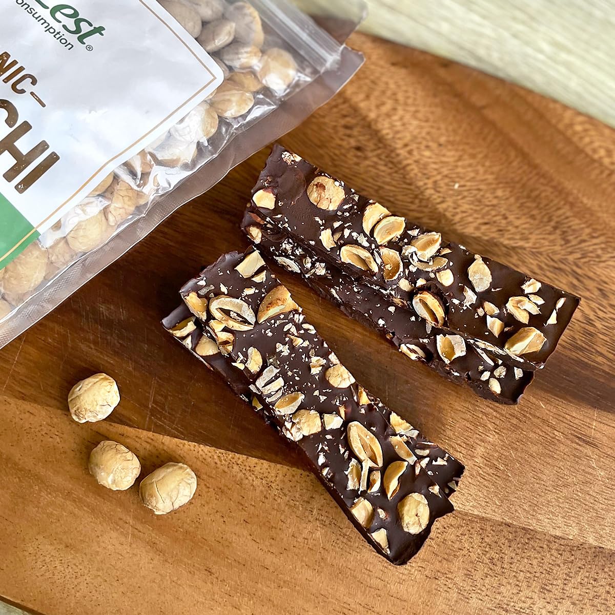 HerbaZest Sacha Inchi Seeds on a salad topper for crunch.