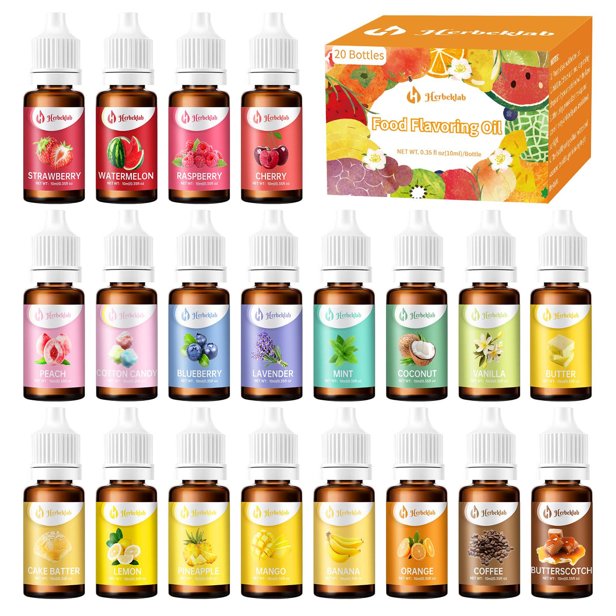 Highly concentrated aromas mean a little goes a long way with Herbeklab.