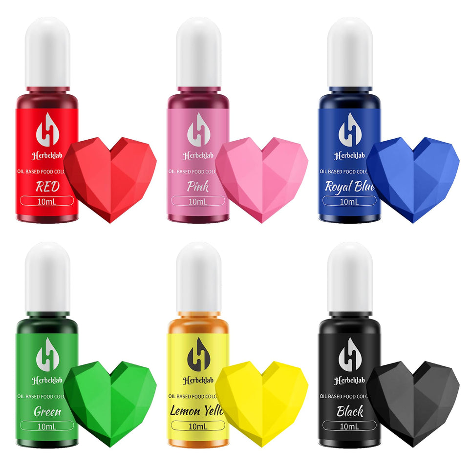 Herbeklab red chocolate oil coloring for vibrant candy melts and pastries