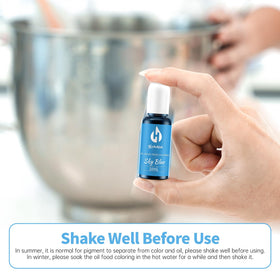 Herbeklab royal blue oil coloring for striking chocolate decorations