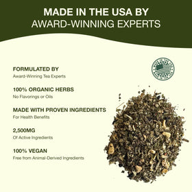 Product box highlights USDA Organic certification and purity