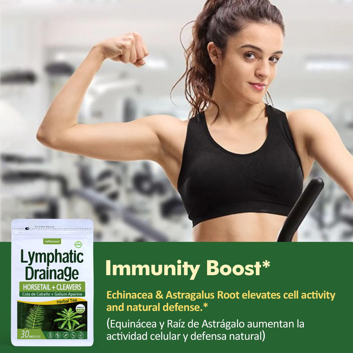 Herbmood Horsetail-Dandelion ingredients close-up emphasizes detox and drainage potential.