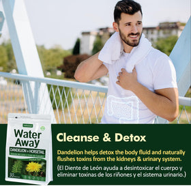 Steeping Herbmood Water Away in a cup with a fragrant citrus aroma from tangerine peel