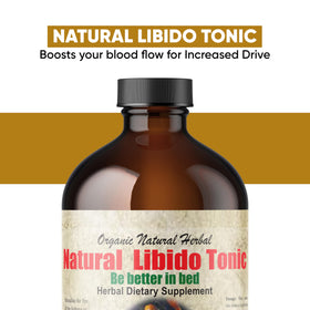 HERBOGANIC Men Wellness Living Bitter 16oz ingredients showcase natural vitality