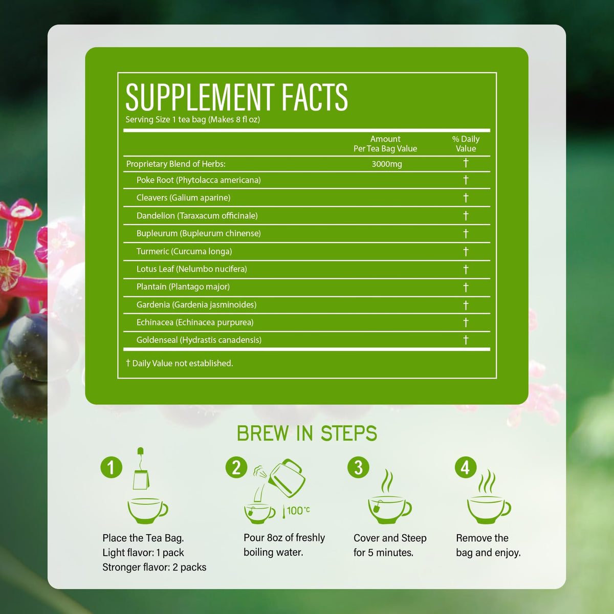 HerbOLITHIC-10-in-1-concentrated-extracts close-up shows rich color release.