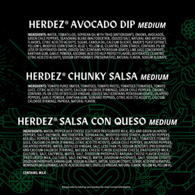 HERDEZ Dipping Variety 3 Pack boxed set for gatherings.