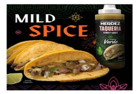 Herdez Taqueria squeeze bottle on counter for easy weeknight flavor