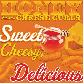 Herr's Honey Cheese Flavored Curls 24-count box showcases shareable gluten-free snacks.
