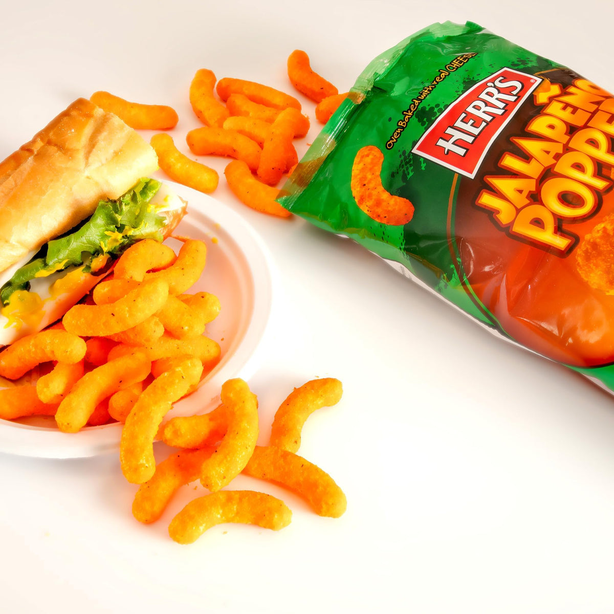 Herr's party-spread-snacks add color and crunch to gatherings.