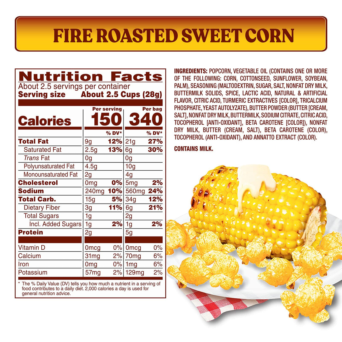 Herr's popcorn in a bowl closeup showing fluffy texture and smoky corn flavor.