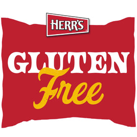 Herr's horseradish cheddar chips store shelf display showcases familiar brand choice.