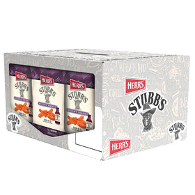 Close-up of Herr's Stubb's Cheese Curls showing crisp texture for snacking