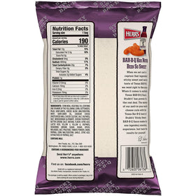 Herr's Stubbs Sticky Sweet BAR-B-Q Cheese Curls serving platter, perfect snack for game days.