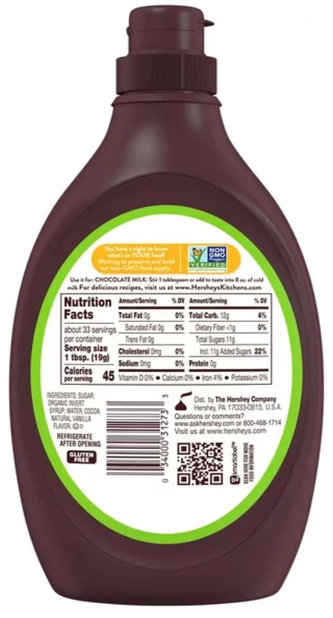 Hershey Simply 5 stirred into coffee for a decadent mocha note