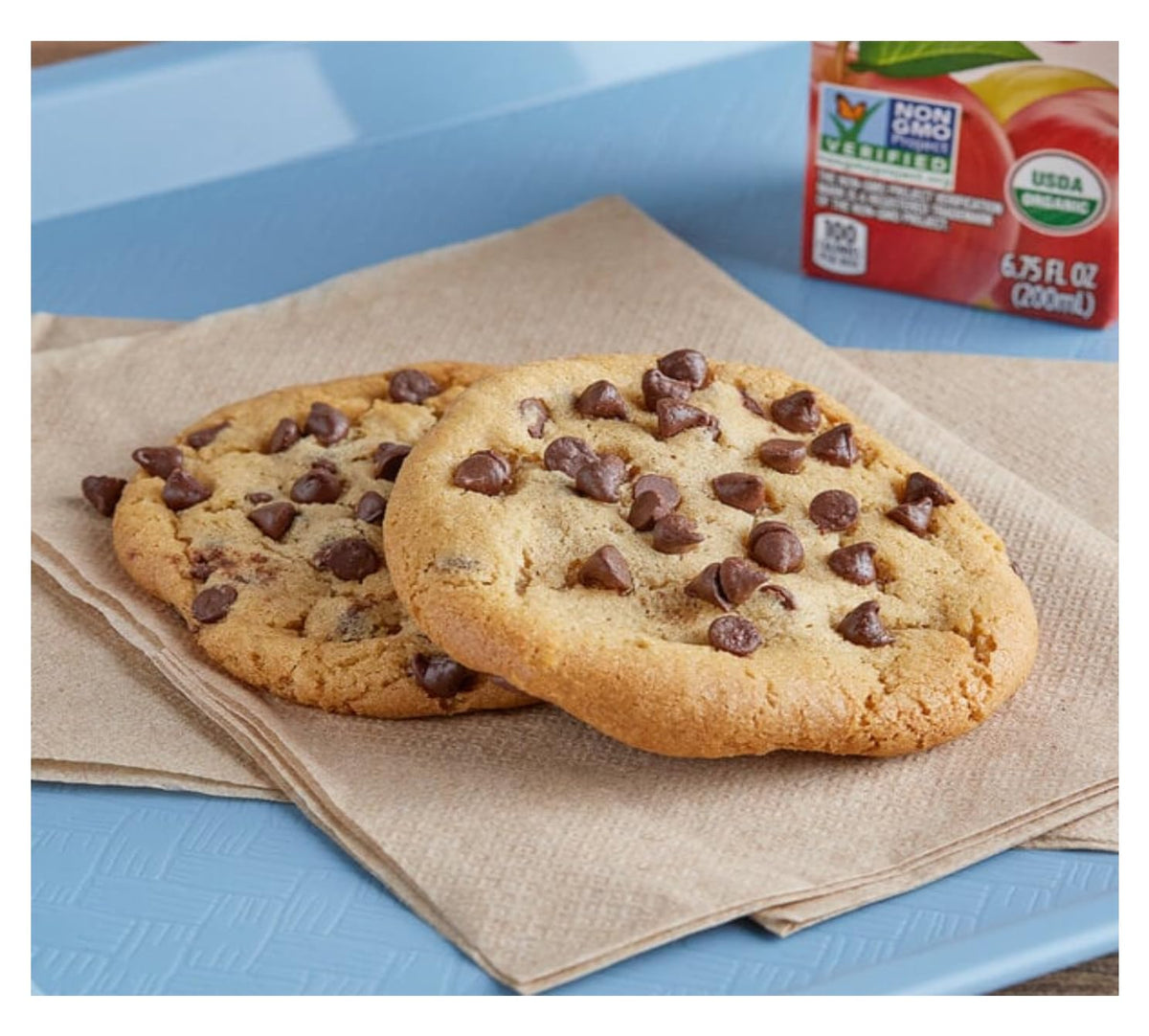 Boxed two-pack on pantry shelf for easy baking ingredients.