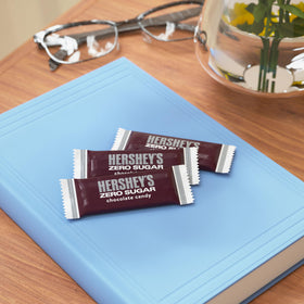 Hershey's aspartame-free Zero Sugar candy label supports mindful snacking.