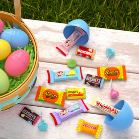 HERSHEY'S assortment for Easter egg filling and kid-friendly hunts.