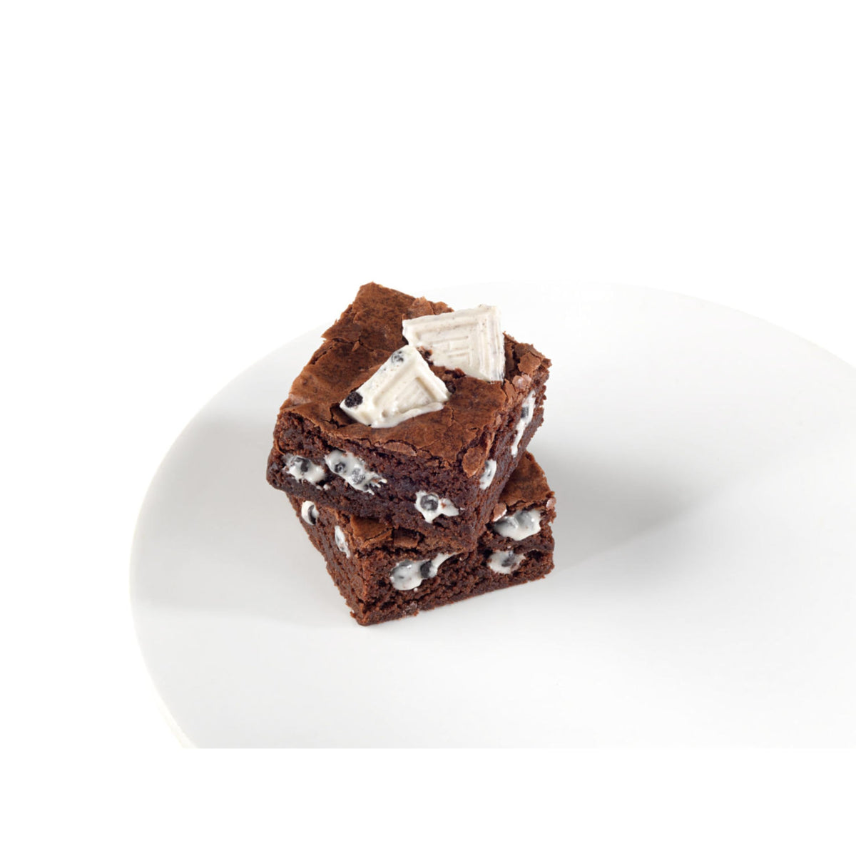 Unwrapped HERSHEY'S Cookies 'n' Creme bar ready for quick on-the-go snacking.