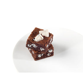 Unwrapped HERSHEY'S Cookies 'n' Creme bar ready for quick on-the-go snacking.