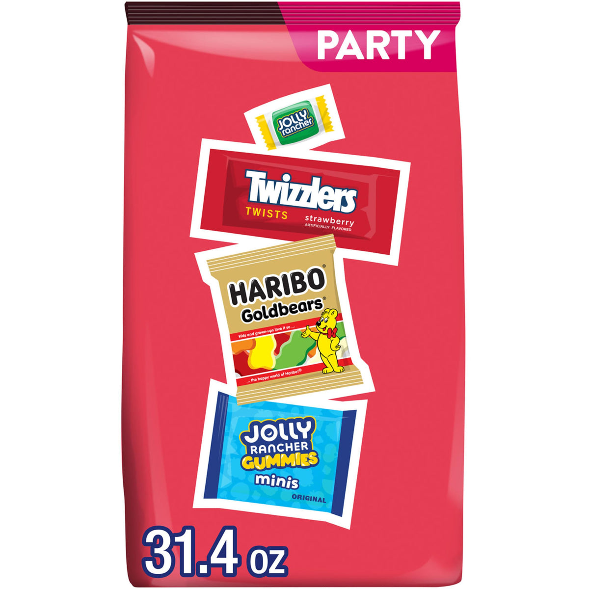 HARIBO Goldbears gummy candies in bulk for party bowls.