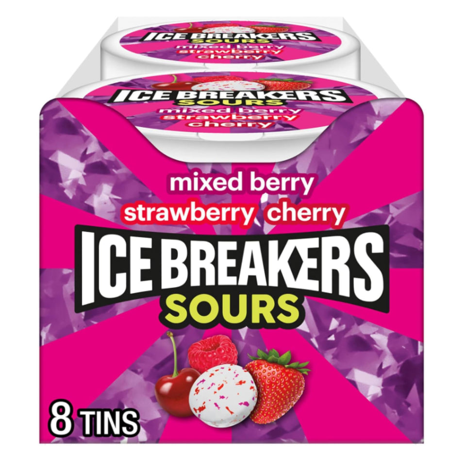 Hershey's Ice Breakers Sours 8-pack ready for on-the-go refreshment