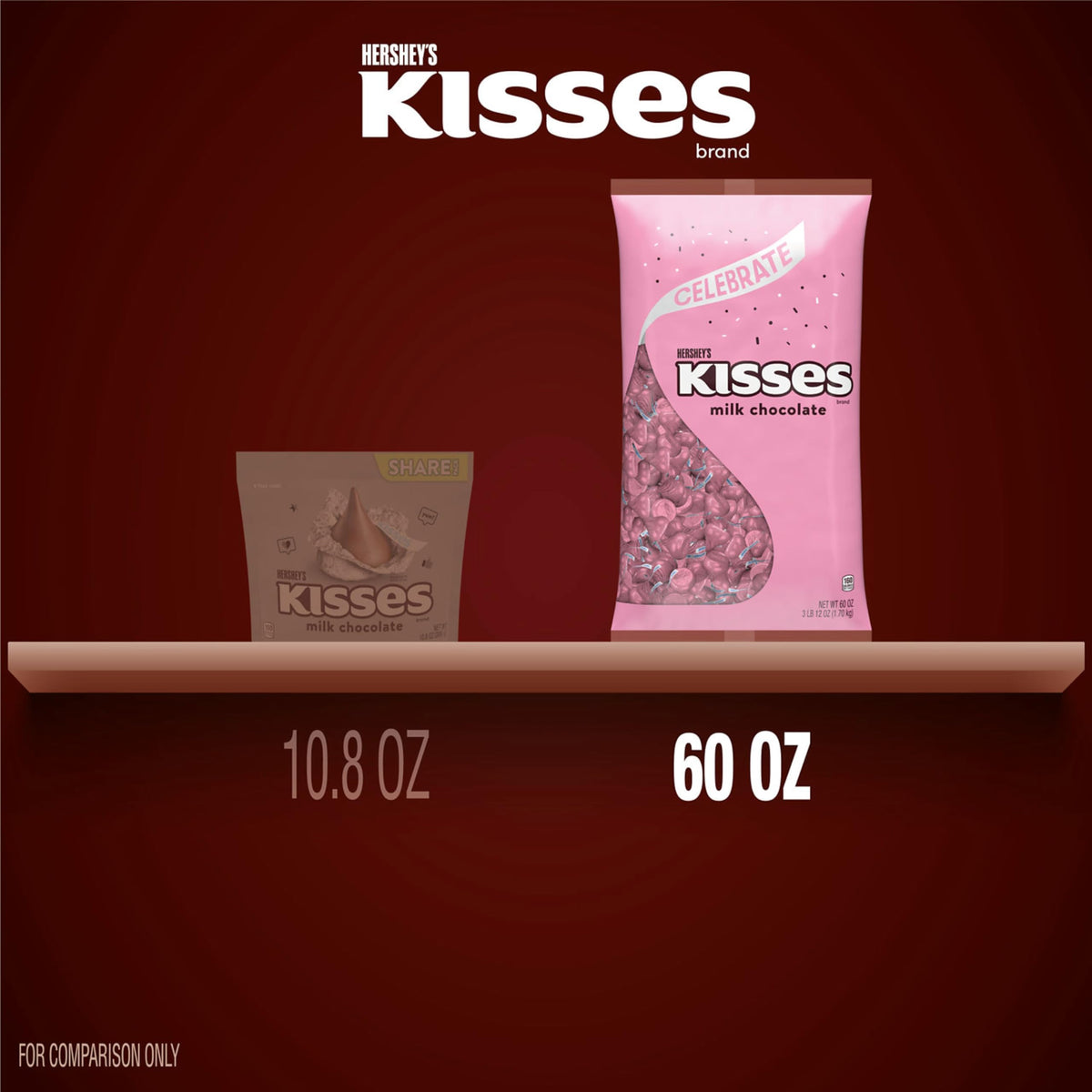 HERSHEY'S KISSES bulk candy for party favors and celebrations