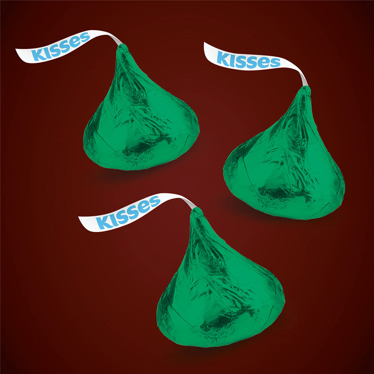 Hershey's KISSES candy buffet display using bulk bags