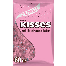 HERSHEY'S KISSES milk chocolate bulk bag 60 oz for gifting and sharing