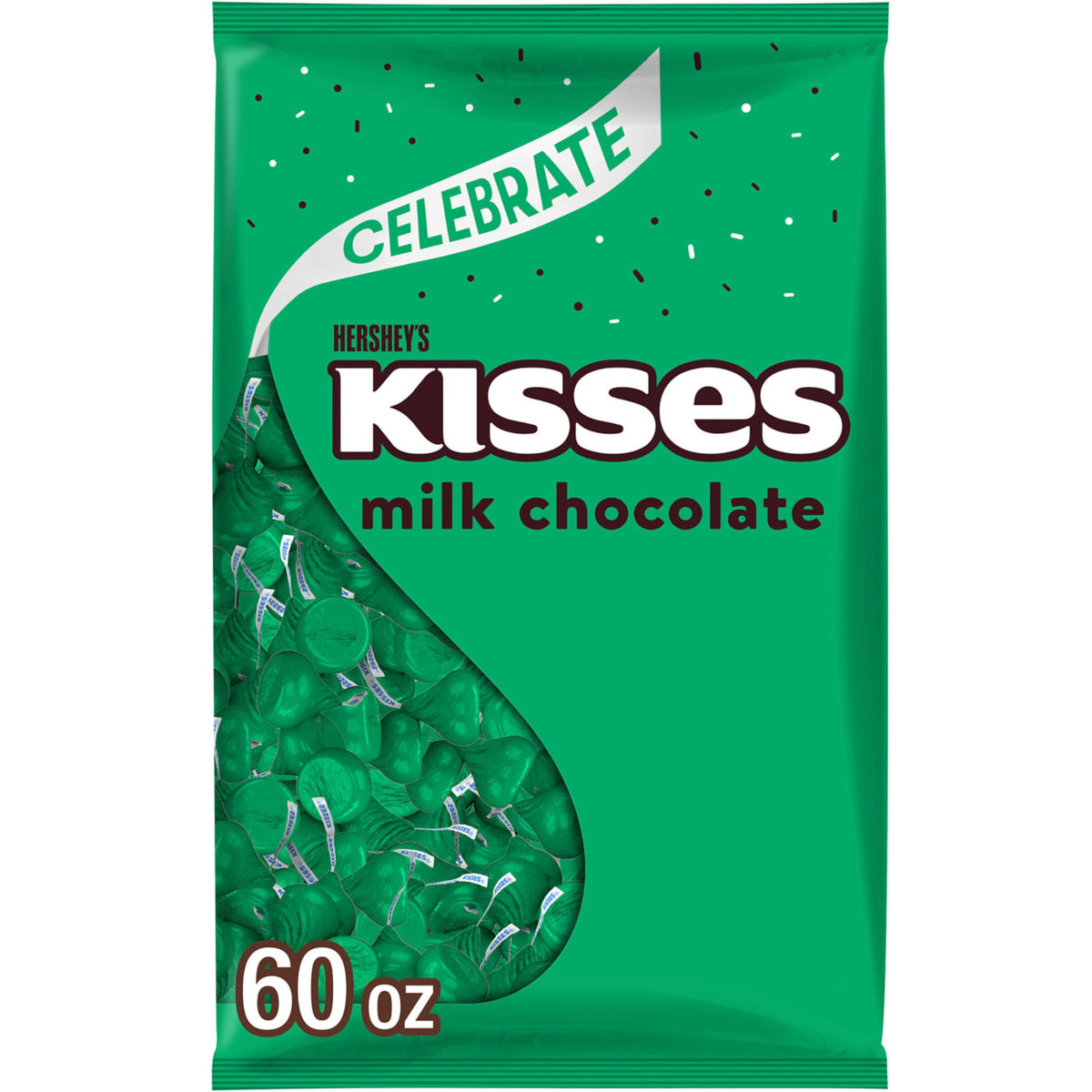 Hershey's KISSES milk chocolate bulk bag ready for parties and gifting