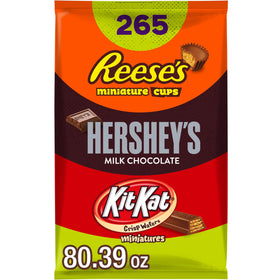 HERSHEY'S KIT KAT REESE'S assorted bag on display, ideal for office breaks.