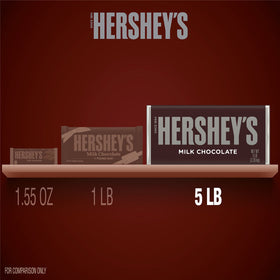 Hershey's Milk Chocolate Bar 5lb gift packaging ready for celebrations