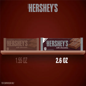 Concession stand setup with classic Hershey's milk chocolate bars for crowds