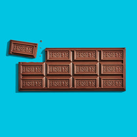 Bulk 36-count box of Hershey's bars for events and concession stands.