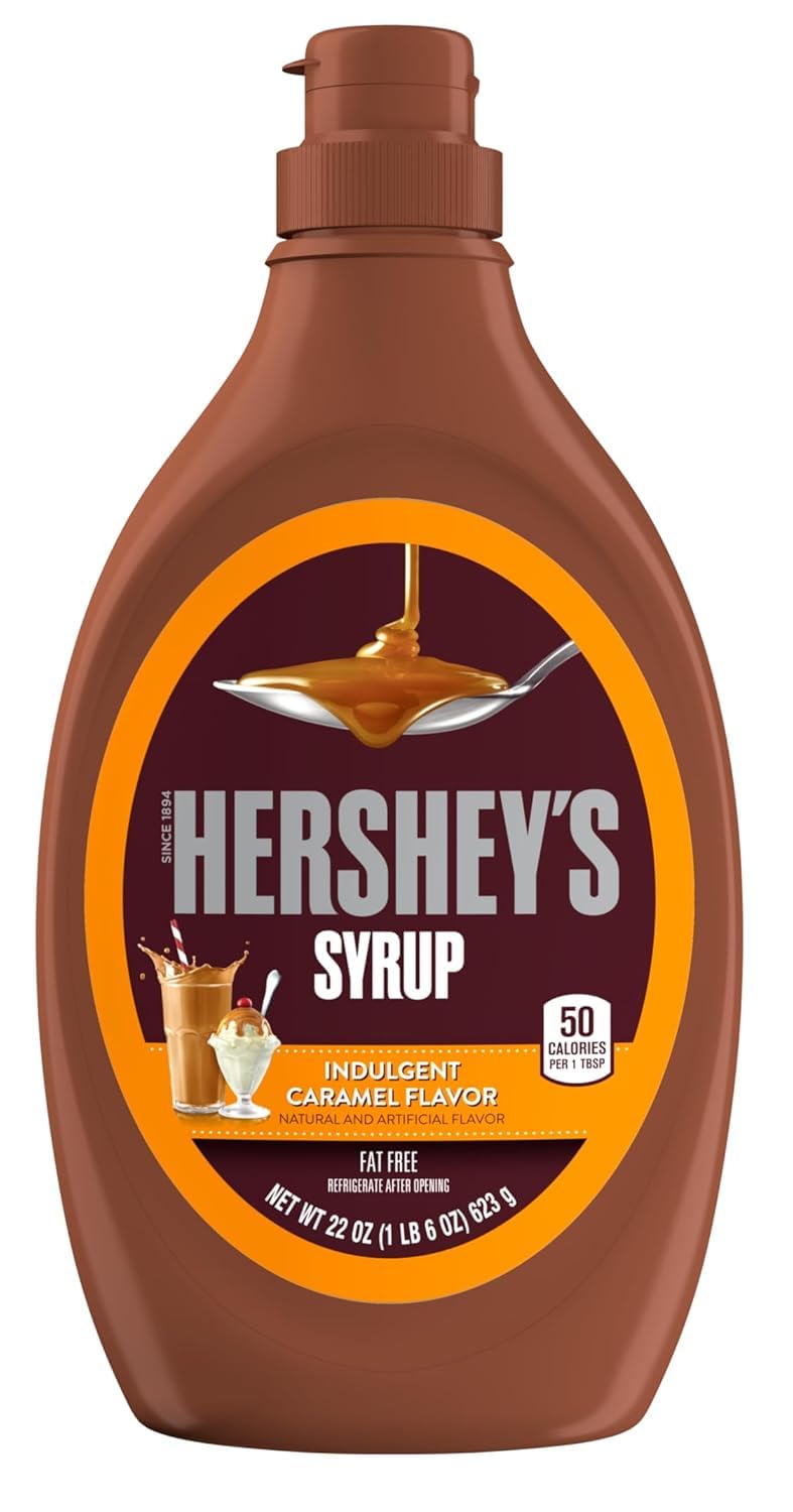 Hershey's Strawberry Syrup drizzle on milkshake for a fruity twist
