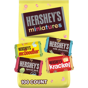 HERSHEY'S Miniatures Easter individually wrapped pack ready for parties.