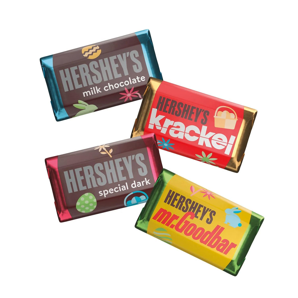 HERSHEY'S Miniatures Easter Special Dark piece, rich cacao option.