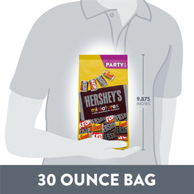 HERSHEY'S Miniatures Krackle crisped rice crunch in bite-size treats.