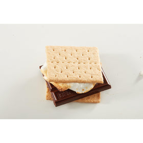 HERSHEY'S SPECIAL DARK Mildly Sweet bars for a cozy campfire s'mores setup