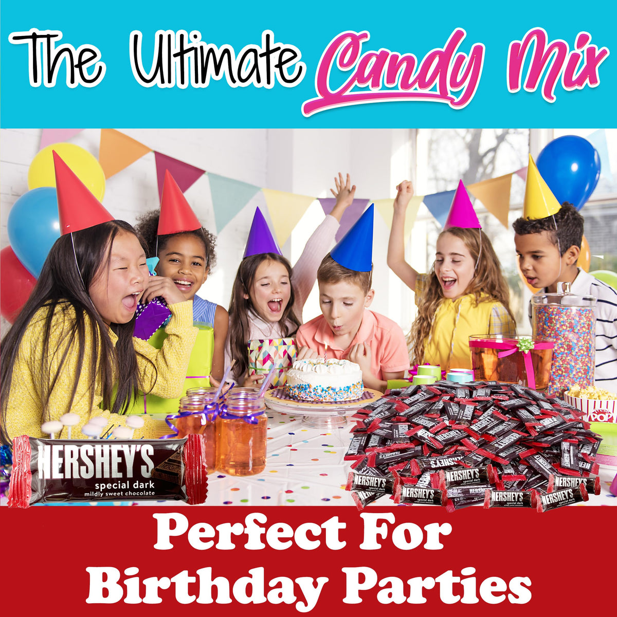 Hershey's Special Dark mini bars, ideal for gifting and party bowls.