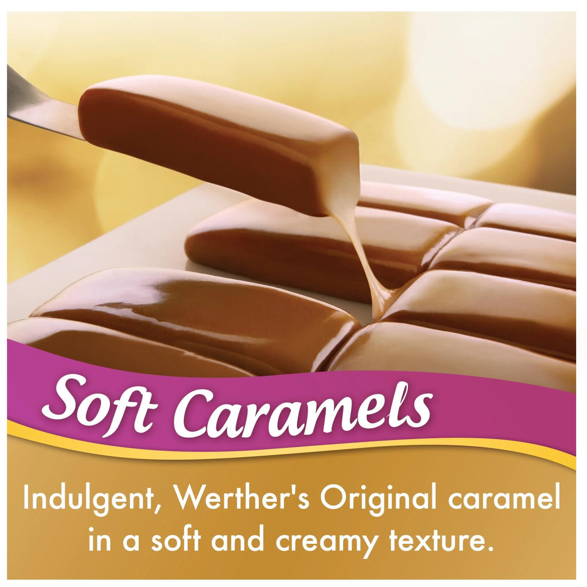Hersheys Werther Soft Caramel Candies dessert-table setup adds timeless sweetness.