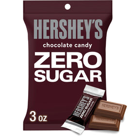 Hershey's Zero Sugar 3oz bags for easy grab-and-go sweetness.