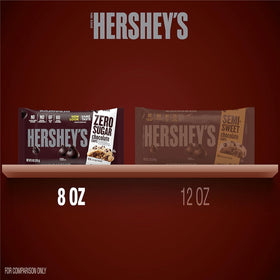 Hersheys Zero Sugar Chips on pancakes for chocolate mornings.