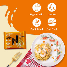 Hethstia ramen bowl with chewy noodles and chicken-style flavor showcasing satisfaction