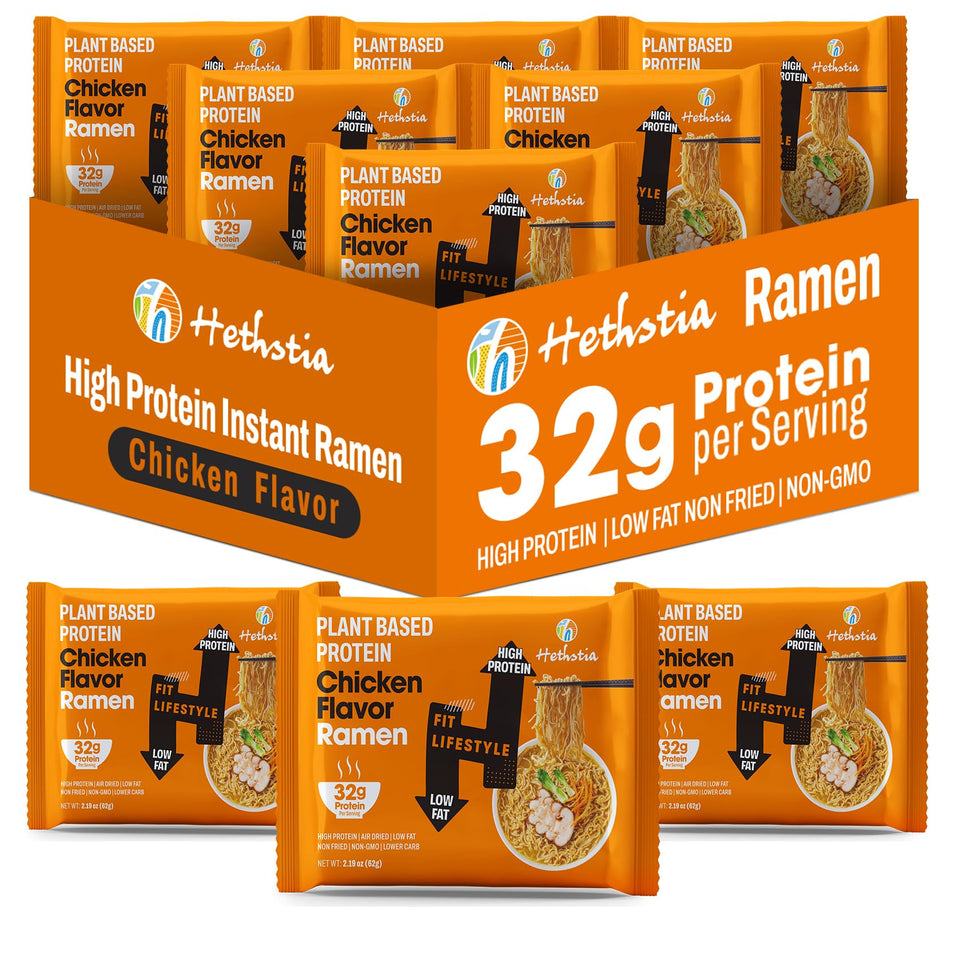 Hethstia high-protein ramen chicken broth pack offers convenient meal solution